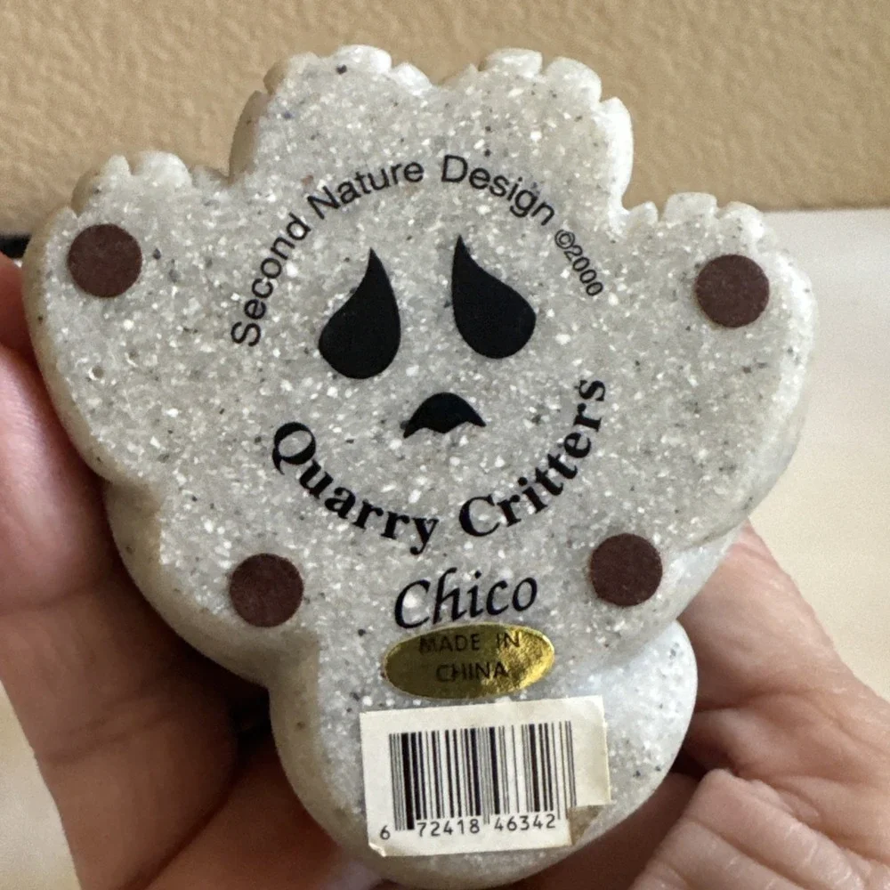 Quarry Critters Smiling Cat Kitty Chico Second Nature Design Vintage 2000